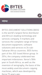 Mobile Screenshot of bytesdocumentsolutions.co.za